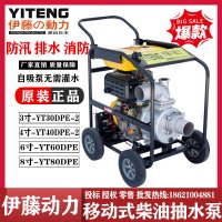 日本伊藤柴油机抽水泵移动便携式型号YT40DPE-2