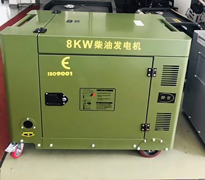 伊藤动力8KW静音柴油发电机应急照明灯塔