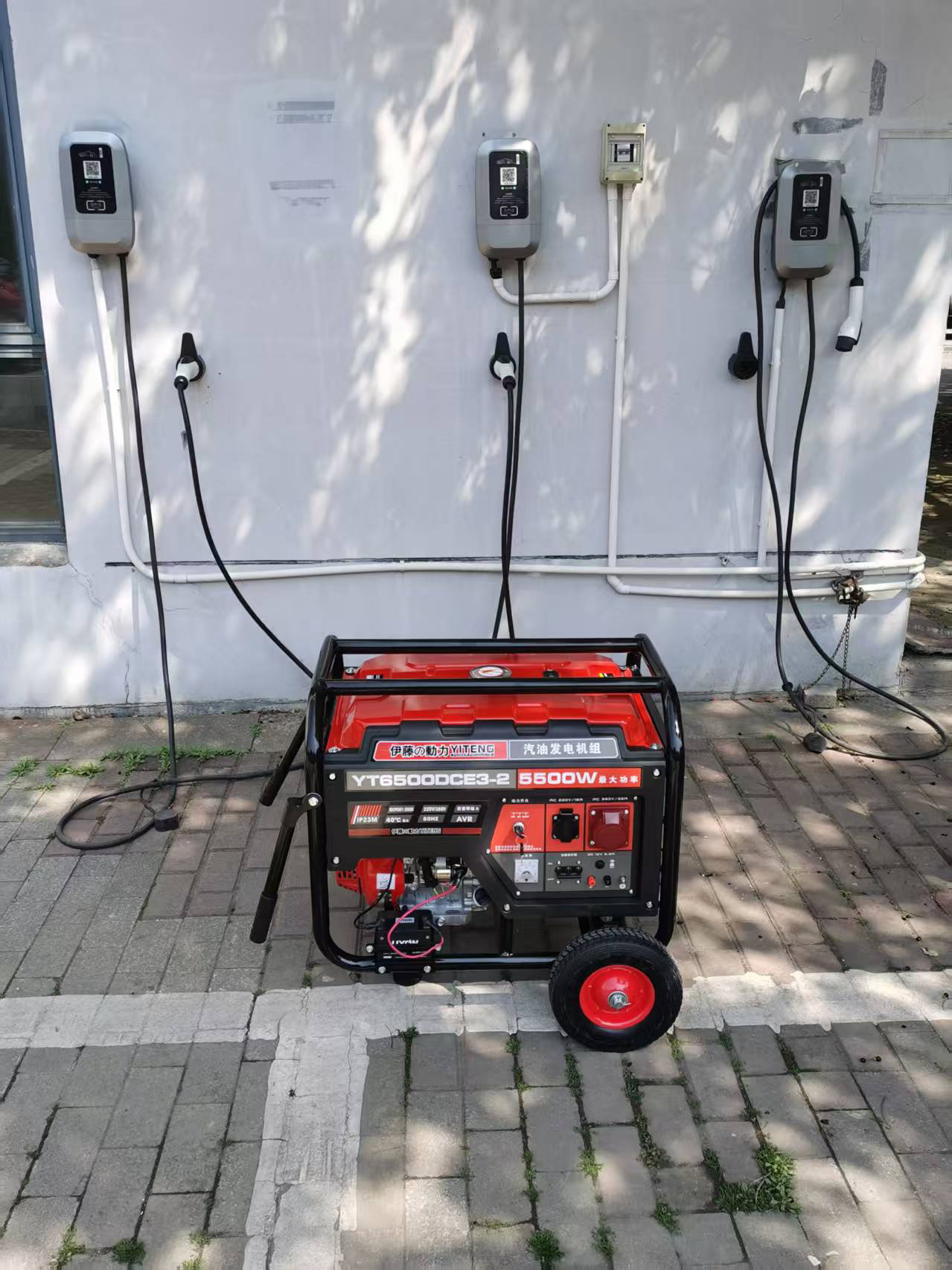 伊藤动力三相电启动小型汽油发电机YT6500DCE3-2