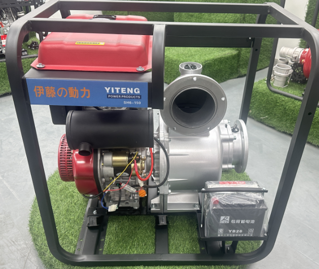 伊藤动力移动式柴油排水泵防汛抢险6寸自吸式抽水泵YT60DPE-2