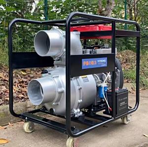伊藤动力8寸大流量移动式柴油排水泵防汛应急抽水泵YT80DPE